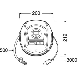 OSRAM OTI400 Manomètre de pression des pneus